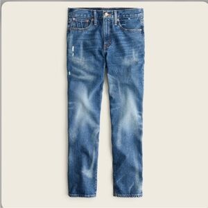 NWT, Women’s J.Crew Straight Slouchy Boyfriend Jeans, Barn Wash, Size 27